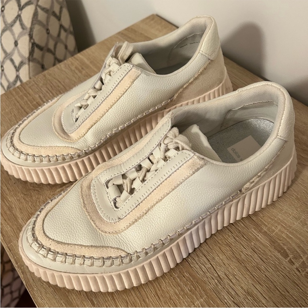 Dolce Vita Off-White Platform Sneakers - Picture 2 of 4